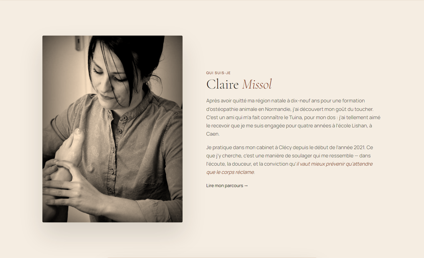 Qui suis-je — Claire, quatre ans à l'école Lishan