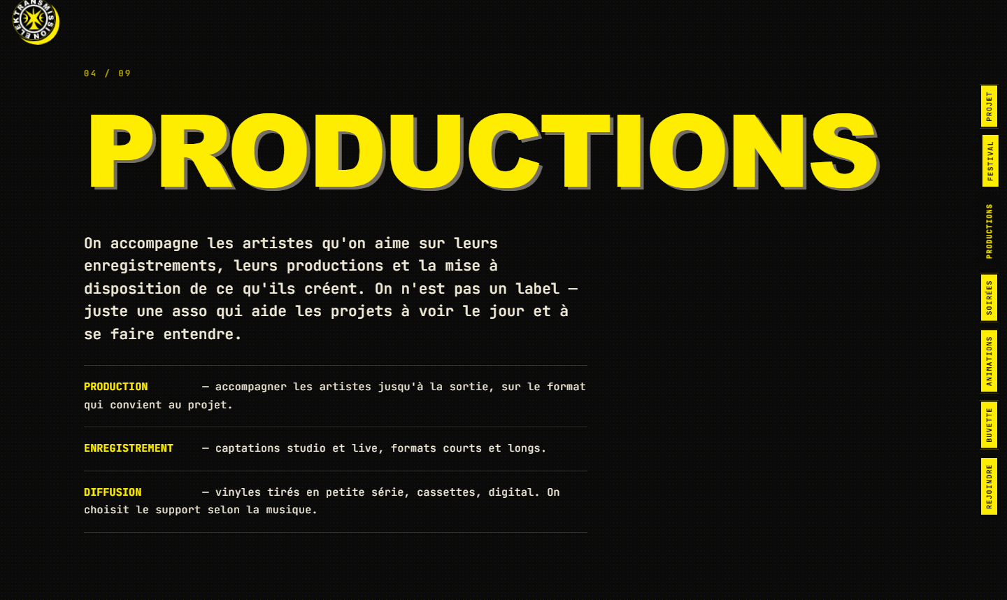 Productions & label