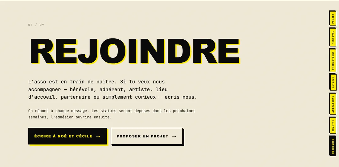 Rejoindre l'asso