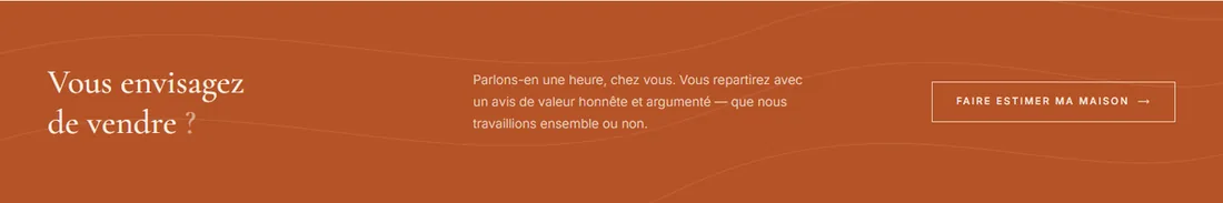 L'appel à l'estimation
