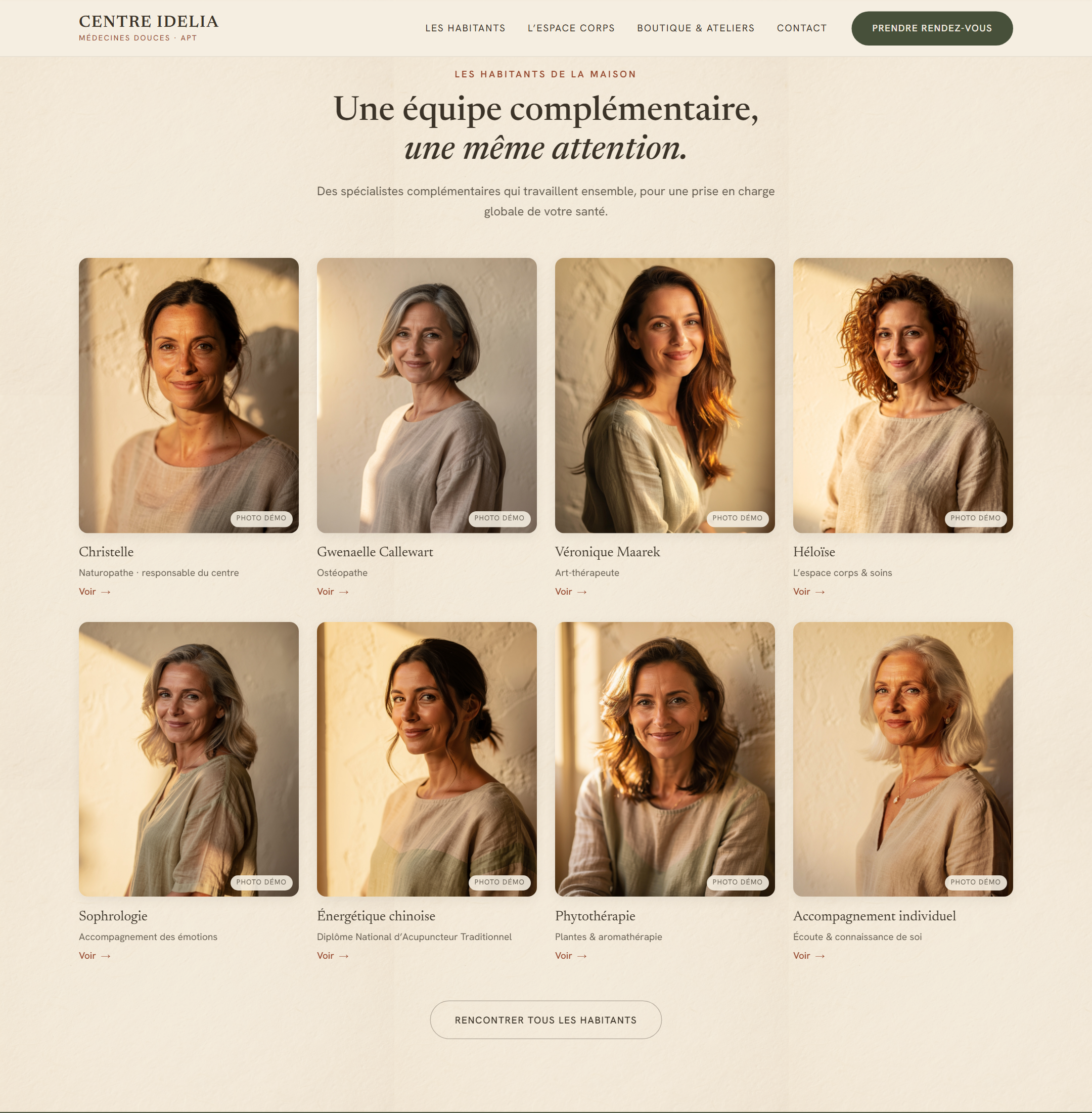 Les habitants de la maison