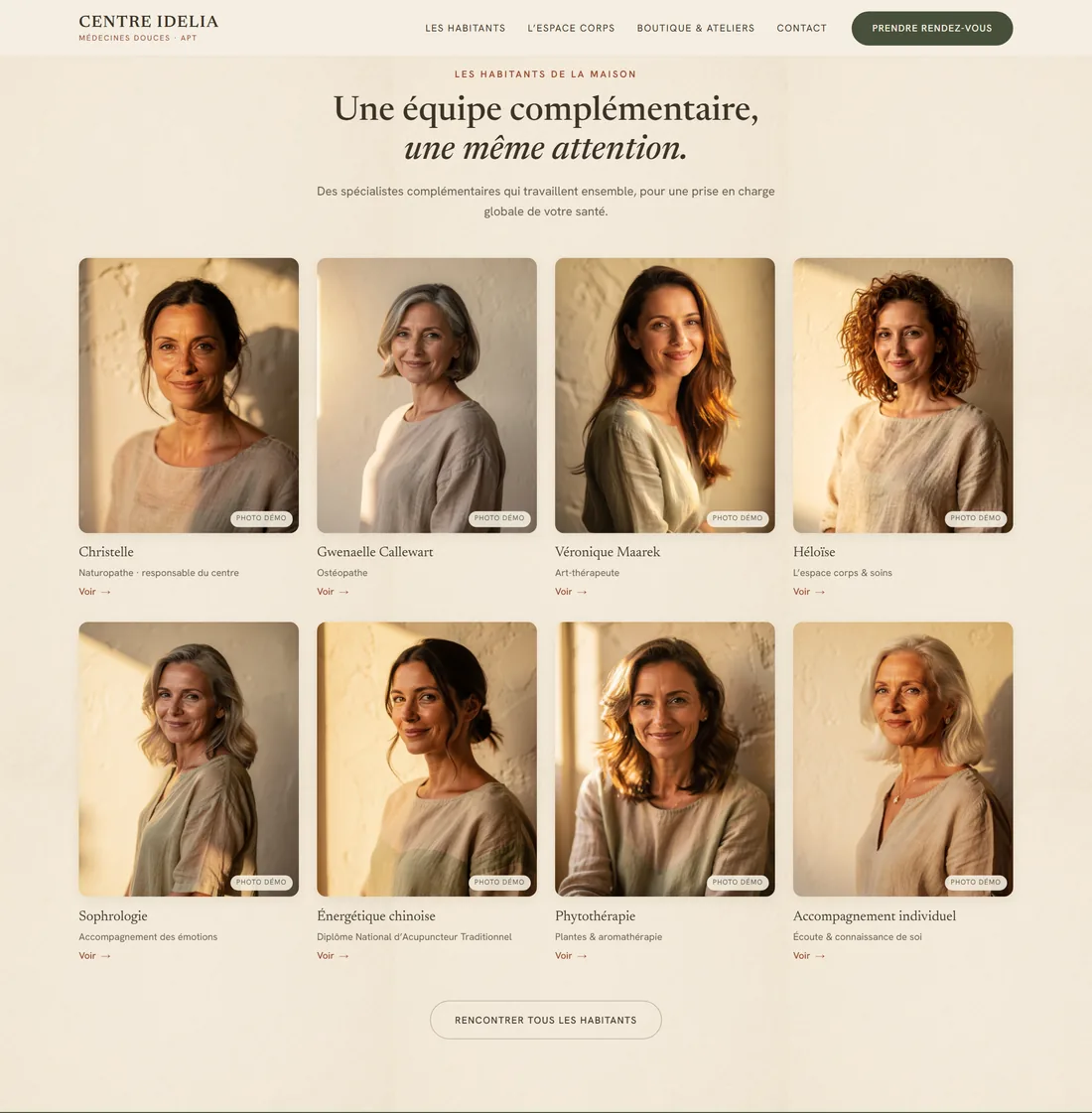 Les habitants de la maison